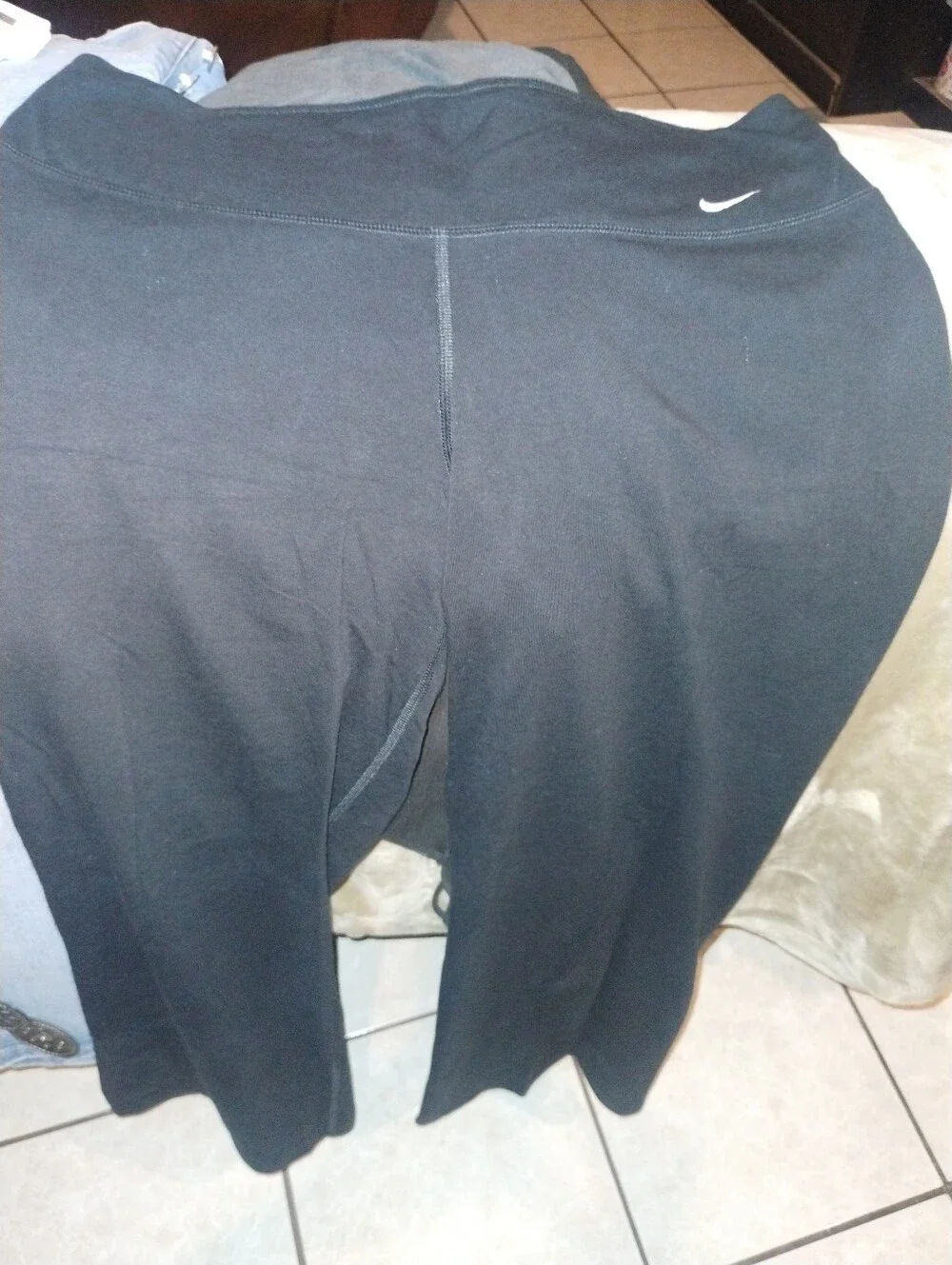Nike  Black Boot cut  Athletic Pants Size Large